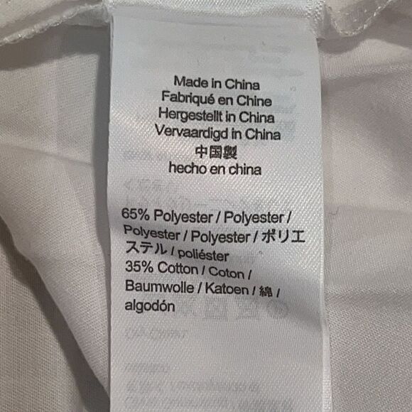 NWT J.Crew Smocked Waist Pleated Dress White Size 14 - Picture 13 of 15